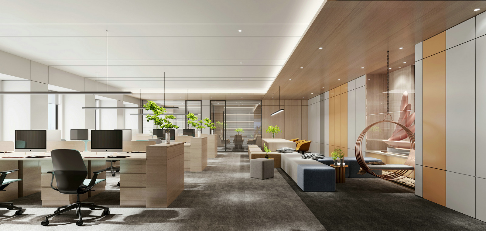 上海黄浦-凯创办公室-450平-极简科技